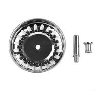 Stainless Steel Kitchen Sink Strainer Drain Filter 78mm Basin Drain Stopper for Bathroom Tub Drain Cover Double Layer Mesh Design Water Filter Anti Clogging Sink Accessories