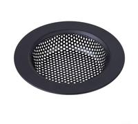 Stainless Steel Kitchen Sink Strainer Set with Water Sealing Umbrella, Anti-Clog Filter and Stopper for Efficient Waste Management in Homes Sinks, Black Finish 3-Piece Kit(Sink filter Black)