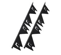 Stainless Steel Kitchen Stove Gaps Protectors 13.8" to 27.5" Adjustable Easy Maintenance Set 2 Pairs Stove Gaps Seals
