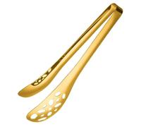 Stainless Steel Kitchen Tongs Ergonomic Handle for Bread BBQ Grilling | One-piece Moulded Design, Heat-insulating Grip, Smooth Surface, Easy Serving for Home Cooks and Grilled Meat