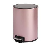 Stainless Steel Kitchen Trash Can, 2.5 Gallon Bathroom Waste Bin with Lid, Removable Inner Bucket, Compact Design for Home & Office, Modern Garbage Container