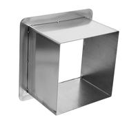 Stainless Steel Kitchen Trash Chute rt Easy Operate Waste Bin for Wet Envirnts Built in Countertop Design Rust Resistant Grommet Ideal for Smooth Disposal