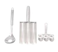 Stainless Steel Kitchen Triple Meatball Maker, Non Stick Meatball Scoop Tool with Long Handle, Dishwasher Safe for Home Cooking, Restaurants and DIY Meatball Making