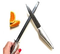 Stainless Steel Knife Sharpener Rod - 8 Inch Professional Knife Sharpener Constructed From Professional Quality Steel For Fast And Efficient Sharpening by Jean Patrique