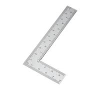 Stainless Steel L-Shaped Carpenter Square, 90-Degree Ruler, Professional Engineering Tool