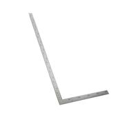 Stainless Steel L Shaped Framing Square 300mm X 150mm, 90 Degree Right Angle Ruler with Clear Double Sided Scale, Metal Carpenter Square for Woodworking