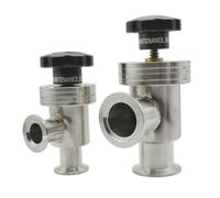 Stainless Steel L-Type Manual Vacuum Flapper Valve KF16 KF25KF40 KF50 Vacuum Flapper Valve Gas Safety Valv(KF-50)