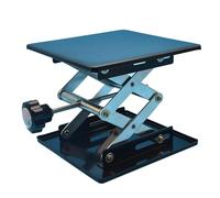 Stainless Steel Lab Jack - Manual Screw Lifting Table, Scissors Lift Stand for Use, Micro Lifter for Physical & Chemical Experiments, & Adjustable