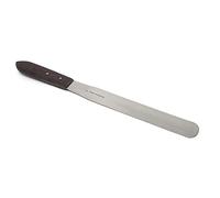 Stainless Steel Lab Spatula Plaster Alginate Mixing Laboratory Tool Modeling Carvers with Wooden Handle, Polished Blades & Brass Rivets for Multipurpose Lab Use (8 Inch Blade)