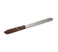Stainless Steel Lab Spatula Plaster Alginate Mixing Laboratory Tool Modeling Carvers with Wooden Handle, Polished Blades & Brass Rivets for Multipurpose Lab Use (6 Inch Blade)
