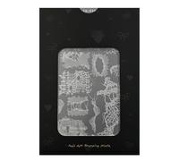 Stainless Steel Lace Checkerboard Nails Art Plate Suitable for Professional Manicure Designs and Beautys Creation Lace Nail Stamping Plate