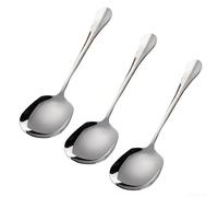 Stainless Steel Large Rice Spoon with Ergonomic Design for Serving Rice, Pasta, Salad and More Metal Kitchen Utensil for Home Use