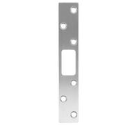 Stainless Steel Latch Reinforcement Plate for Door Lock Frames Silver