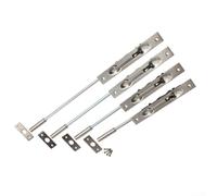 Stainless Steel Latch Using 304 Material for Wood Doors and For Windows Includes Open Mounted Design and Anti-Theft Structural Elements (12 inch)