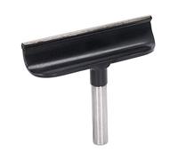 Stainless Steel Lathe Tool Rest for Woodworking, 16mm Diameter 15cm Length, Wear Resistant Heavy Duty Design, Smooth Hardened Steel Top, Stable Concave Base for Precision Wood