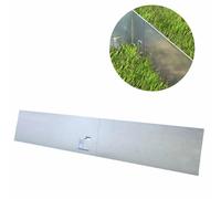 Stainless Steel Lawn Edging 13.5cm x 120cm Unpainted Garden Bed Border Strihp