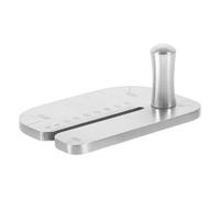 Stainless Steel Leather Punch Tool for Beginners and Crafters | Versatile Pricking Plate, for Leather Straps and Accessories, Silver Finish, Home Crafting Table Projects