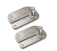 Stainless Steel Leather Punching Aid Plate For Help Leather Hole Punches Stitching Aid Plate Craft Tool Leathercraft Measuring Hole Puncher