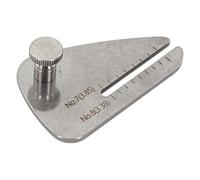 Stainless Steel Leather Stitching Punch Aid Plate with Scale for Pulling Up Pricking Iron and Lacing Chisel, DIY Crafting Tool