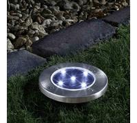 Smart Garden Outdoor Solar Powered Pathway Single Deck Up Light White 5LM LED