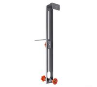 Stainless Steel Level Bracket for 2/3/5/8/12/16 Line Levels, Adjustable Wall Mount Hanger with Scale, 450mm Length and 32cm Height Adjustment Range for Home and Workshop