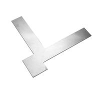 Stainless Steel Leveling Ruler - Right Angle Precision Corner Tool, Durable Metal Measurement Device, Accurate Edge Guide System | Bricklaying Carpentry Masonry Flooring Wall Painting Accessories Kit