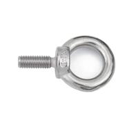 Stainless Steel Lifting Ring Threaded Eye Bolt, 304 Stainless Steel Marine Lifting Eye Bolt M3 To M24 9-80mm 1/2/3 Pcs(M3-3pcs,12mm)