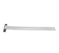 Stainless Steel Line Ruler Hole Scale Accurate Scribing Carpenter Mark Tool 400mm Woodworking Furniture Production