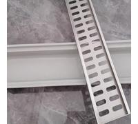 Stainless Steel Linear Trench Drainage System with GrateDurable Gutter Drain for Kitchen Balcony GardenEasy Installation HeavyDuty Water Management Solution