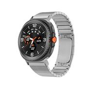 Stainless Steel Link Band Fit For Samsung Galaxy Watch 8 Ultra 2 / Galaxy ULTRA 7 47MM No Gaps Bracelet Strap Accessories(Silver,For Galaxy 8 Ultra 2)