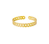 Stainless Steel Link Chain Bangles Bracelet For Women Textured Cuff Bangle Adjustable Jewelry pulseras hombre
