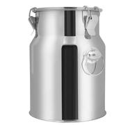 Stainless Steel Liquid Container - Durable Sealable Transport Can for Milk, Wine, Oil Storage for Home and Farm Use