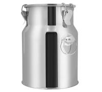 Stainless Steel Liquid Container for Secure Transport and Storage of Milk, Wine, and Oil in Home and Farm Settings