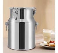 Stainless Steel Liquid Container with Faucet, Durable Leak-Proof for Home and Farm Use