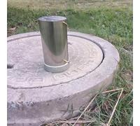 Stainless Steel Liquid Sampler Dipper 4L Weighted Collection Cup for Ponds Lakes Rivers Durable Water Sampling Tool
