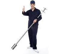 Stainless Steel Liquid Sampler for Environmental Water Testing in Lakes, Rivers, and Ponds