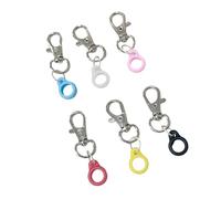 Stainless Steel Lobsters Clip with Soft Silicone Base Attaches to Notebooks Binders or Bags Flexible Silicone Pen Attachment