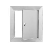 Stainless Steel Lockable Access Panel, Decorative Inspection Door for Drywall, Secure HVAC & Bathroom Plumbing Hatch(10x10 in/25.4x25.4 cm)
