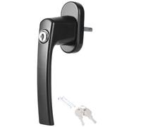 Stainless Steel Lockable Window Handles with & Screws AntiTheft Window Grip Balcony Door Handle Enduring with & Screws