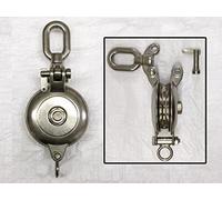 Stainless Steel Logging Snatch Block 0.9T (Lifting Pulley Swivel Oval Eye)