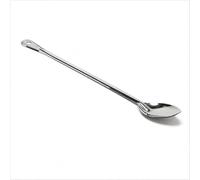 Stainless Steel Long Handle Cooking Spoon 53cm Heavy Duty Catering Serving Ladle Metal Stirring Spoon for Curry Biryani BBQ Kitchen Restaurant Buffet Cooking Mixing Commercial Utensil Use and Home