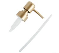 Stainless Steel Look Pump Head 28mm Screw Top Gold(Pearl Gold)