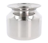 Stainless Steel Lota Water Jug Indian Kalash Pot Large for Water Lassi Chaas Buttermilk Milk Chilled Drinks Storage Serving Container Traditional Jug Kitchen Dining Utensil (No.13-2500ml)