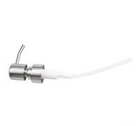 Stainless Steel Lotion Pump Head Push Type with 28/400 Thread Compatible with Liquid Soap Bottles and DIY Refillable Containers (Satin Silver)