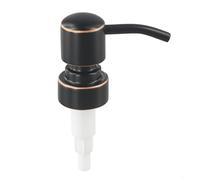 Stainless Steel Lotion Pump Head Push Type with 28/400 Thread Compatible with Liquid Soap Bottles and DIY Refillable Containers (ORB)