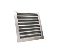 Stainless Steel Louvered Access Panel for Drywall 304 Material | Vent Wall Access Door For Plumbing & Electrical Ideal For Home & Office Use Durable 304 Material(B,20X20cm/7.8x7.8in)