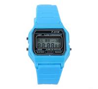 Stainless Steel Luminous Electronic Wristwatch, 7 x 7 x 3 cm / 21 g, Multi-Functional Digital Watch with Glow-in-the-Dark Display for Everyday Wear(White)