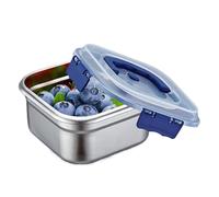 Stainless Steel Lunch Box - Airtight, Food Containers with Lids | Durable Leak Resistant Storage Set for School, Office, Work, Travel, Camping, Picnic, Kids, Adults, Snack, and Meal Prep