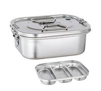 Stainless Steel Lunch Box for Adults Student Office Worker Use Storage