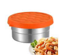 Stainless Steel Lunch Box for, Snack Containers for - STAINLESS STEEL SNAGE STORIES WITH SILICONE LID | Lunch Bowls, Food Box for Individual Household